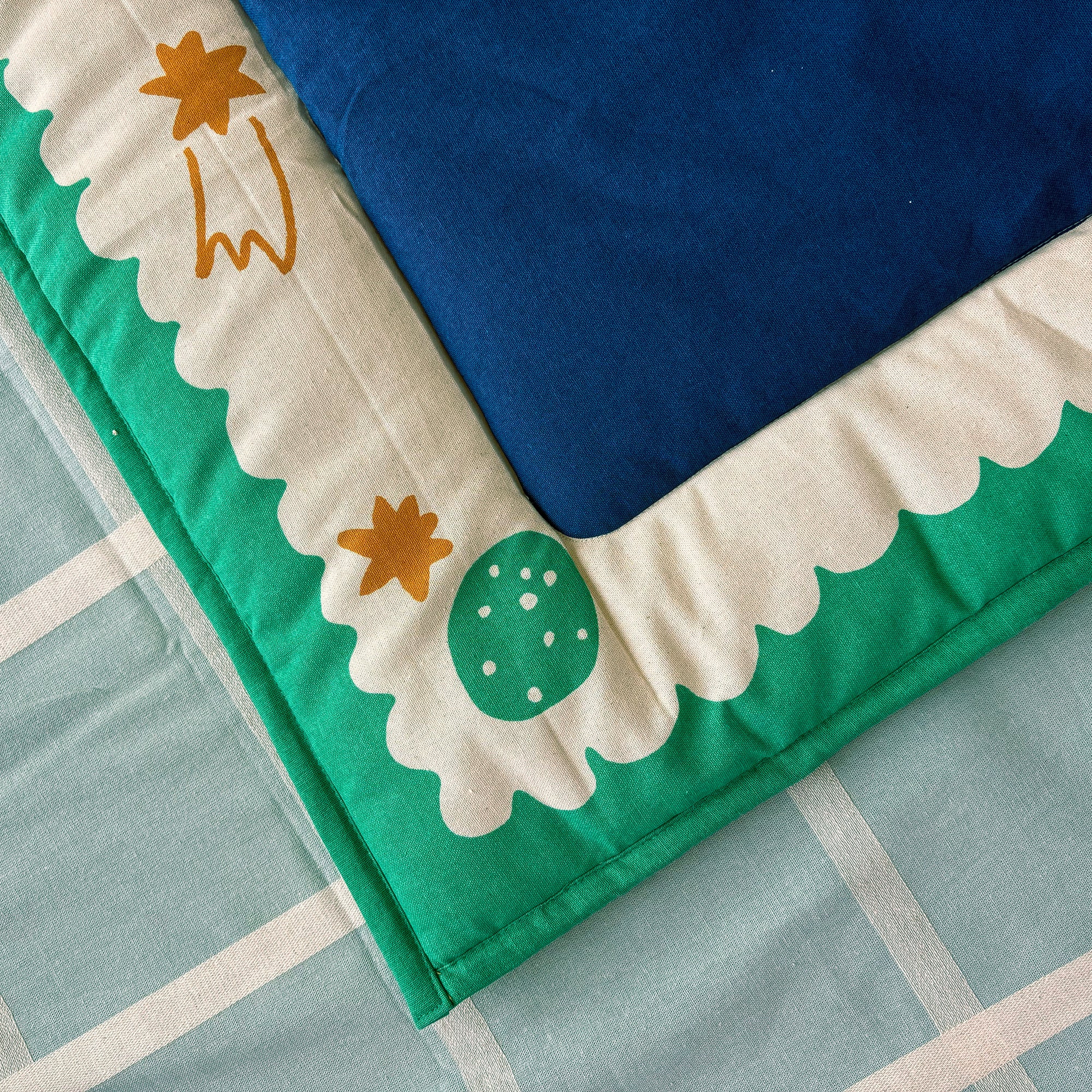 Rullart x Akwan Prayer Mat (Green and Blue)