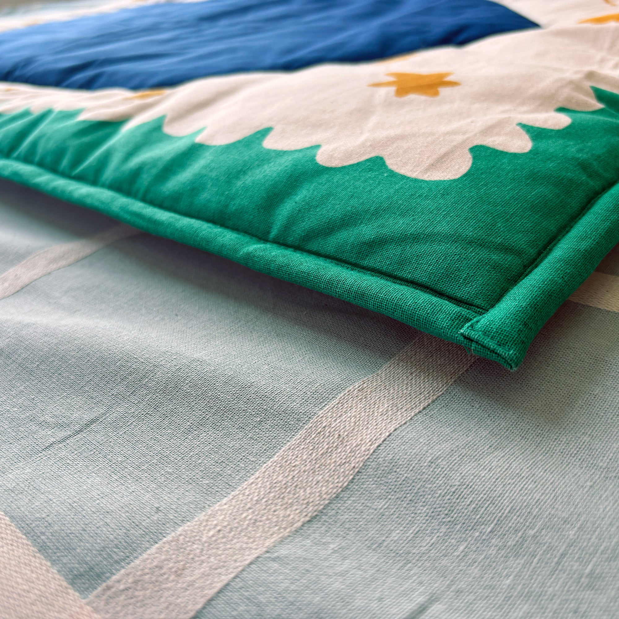 Rullart x Akwan Prayer Mat (Green and Blue)