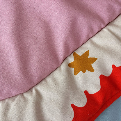 Rullart x Akwan Prayer Mat (Pink and Orange)