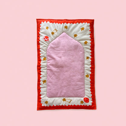 Rullart x Akwan Prayer Mat (Pink and Orange)